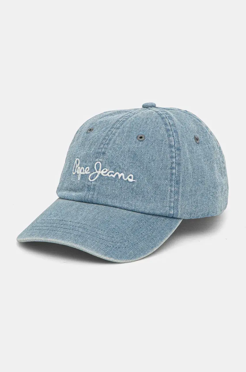 Bavlnená šiltovka Pepe Jeans MARIAN CAP s nášivkou, PL040365