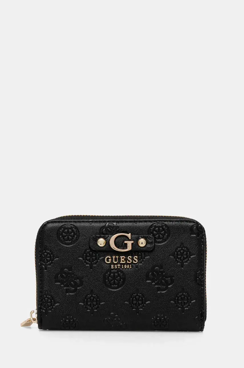 Peňaženka Guess GERTY dámska, čierna farba, SWPD95 29140