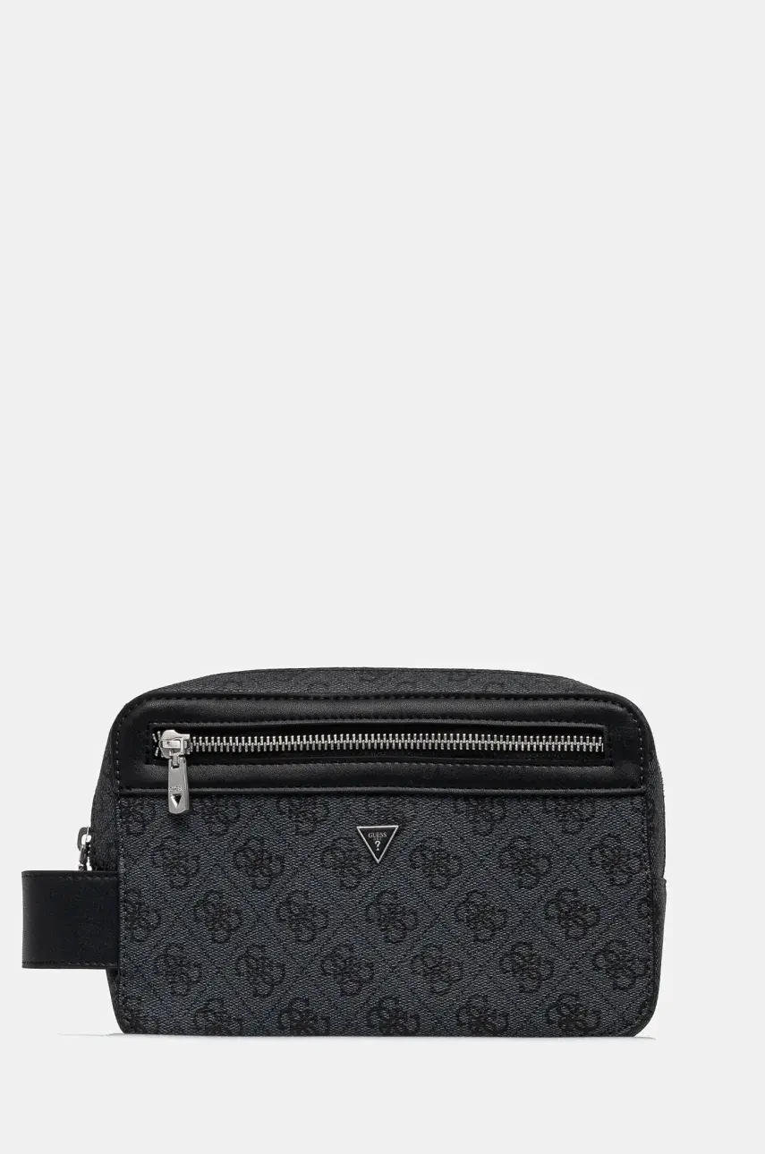 Kozmetická taška Guess LOSANNA čierna farba, PMLOLO P5239