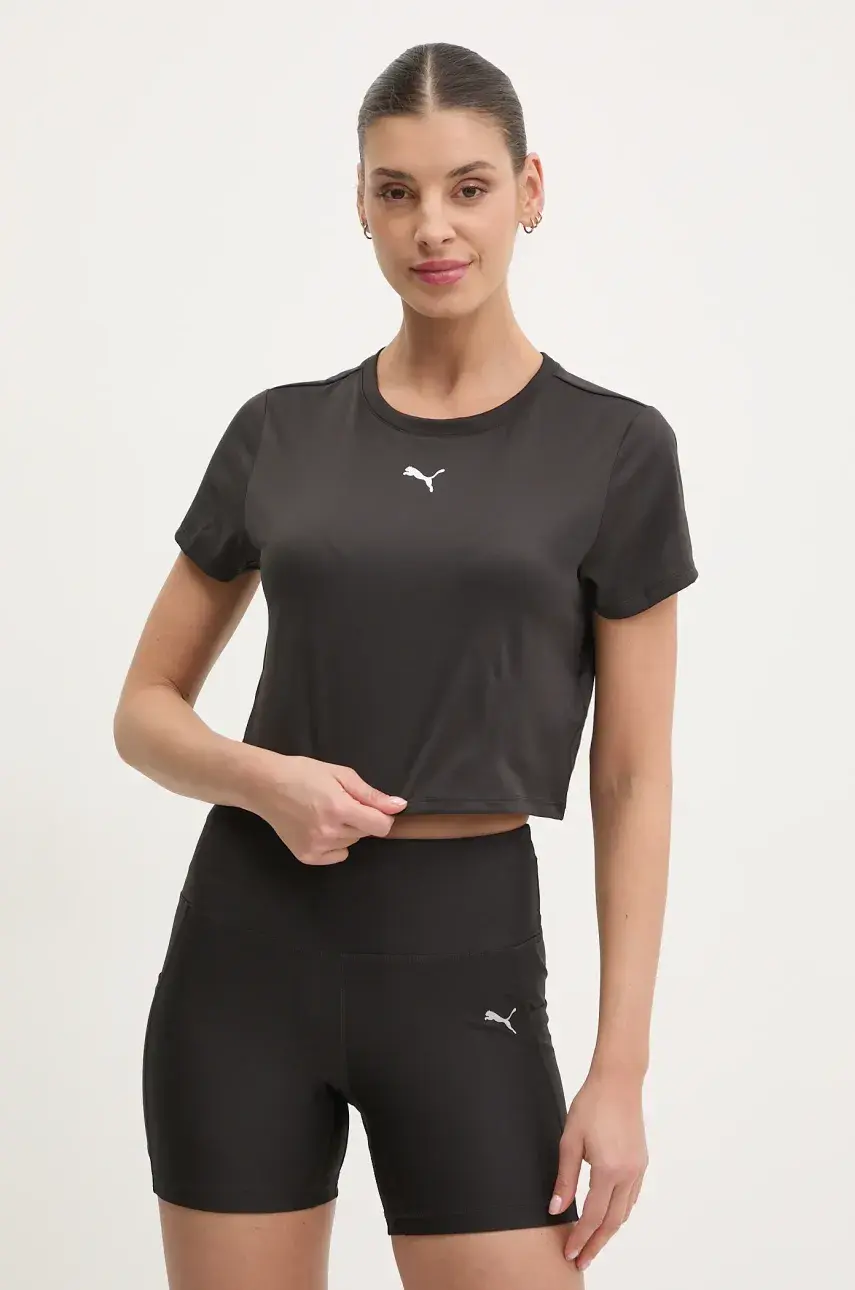 Tréningové tričko Puma Train All Day Essentials čierna farba, 525894