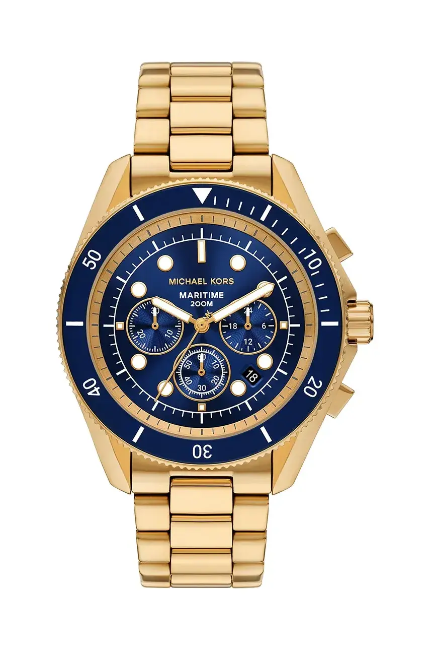 Hodinky Michael Kors MARITIME pánske, zlatá farba, MK9202