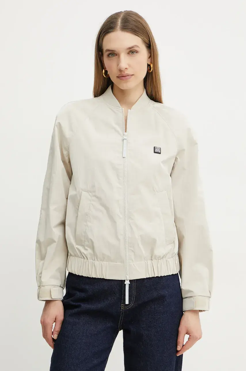 Bunda Armani Exchange béžová farba, prechodná, XW000217 AF10853