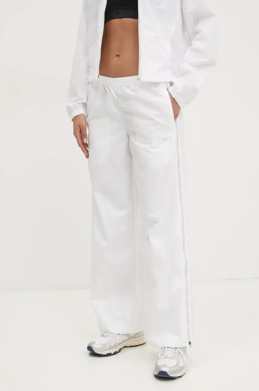 Tepláky Puma dámske, biela farba, jednofarebné, 629808