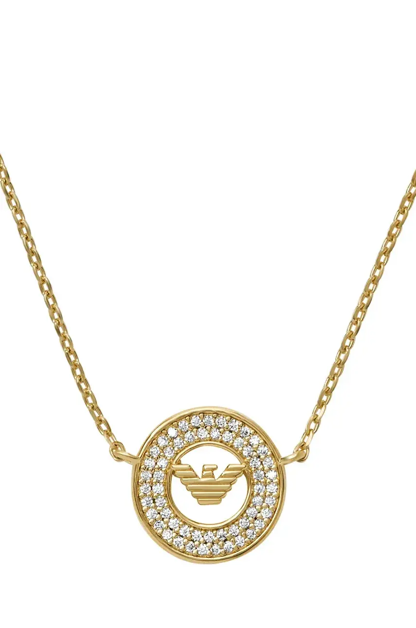 Strieborný náhrdelník Emporio Armani EAGLE LOGO EG3628710