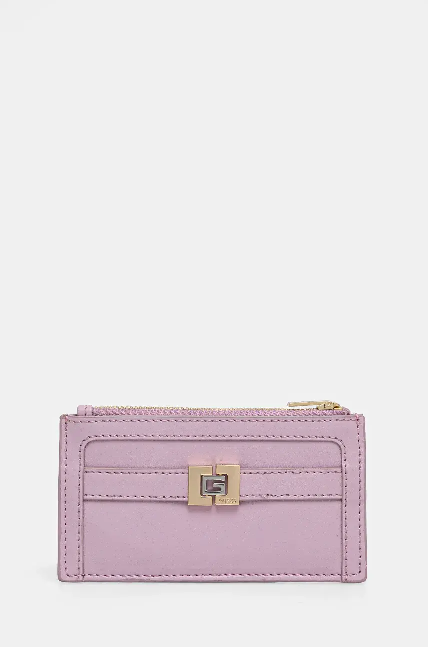 Kožená peňaženka Guess dámska, ružová farba, RW1720 P5101