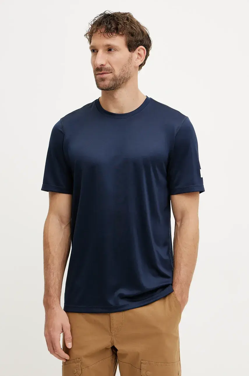 Športové tričko Helly Hansen Tech tmavomodrá farba, jednofarebné, 49584