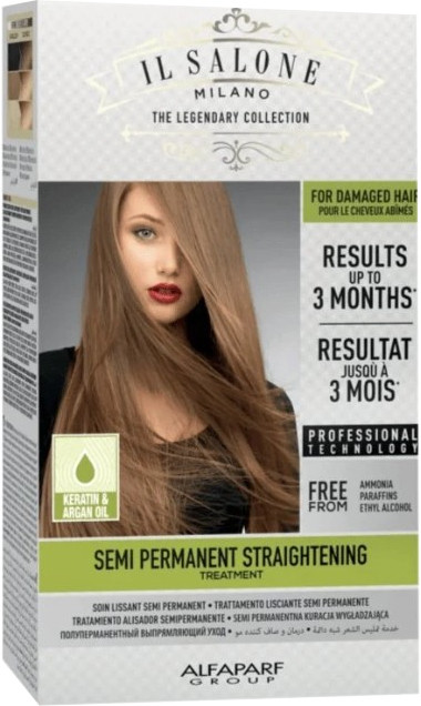 IL SALONE MILANO Semi permanentná vyhladzujúca sada pre poškodené vlasy (Semi Permanent Straightening Kit)