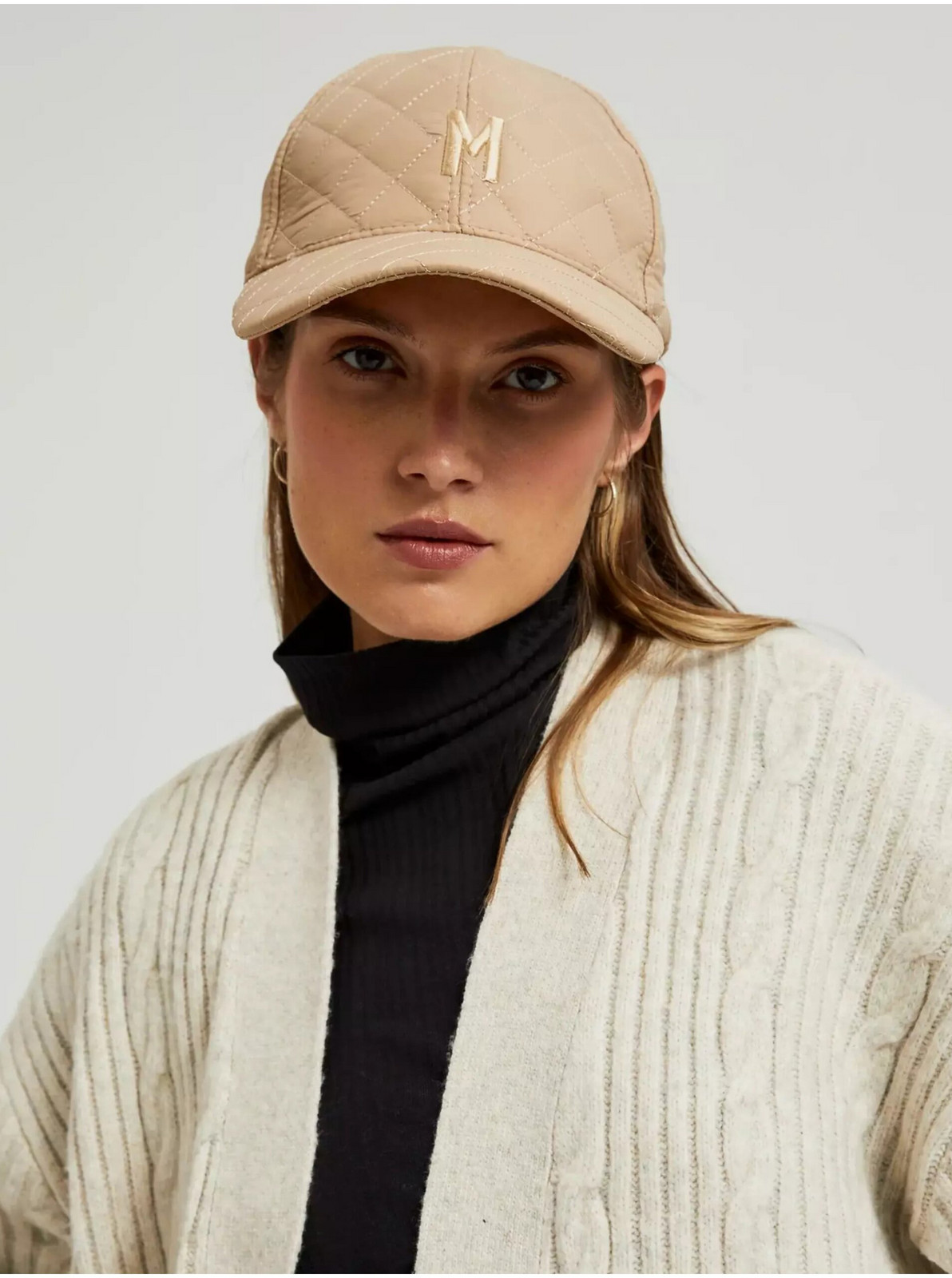 Hnedá dámska šiltovka Moodo