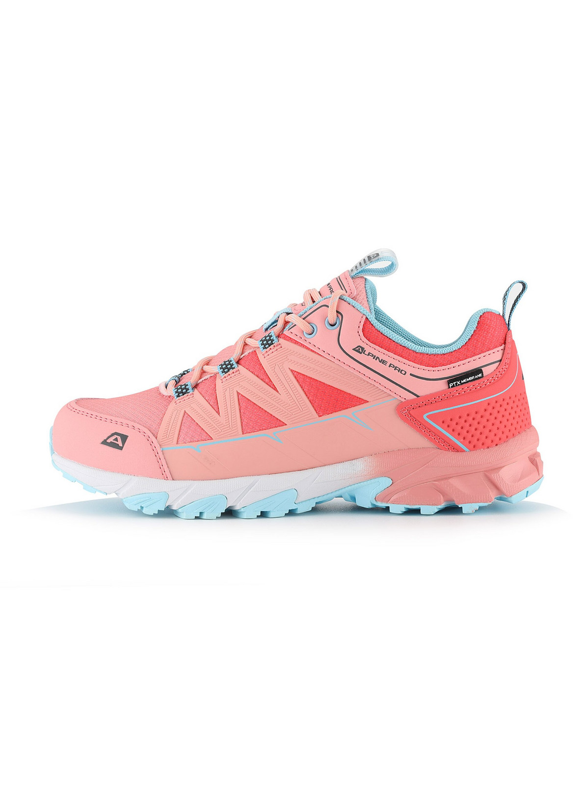 Outdoorová obuv s ptx membránou ALPINE PRE UHESE raspberry