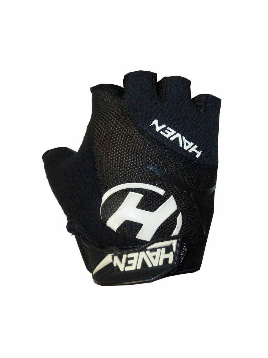 Rukavice krátkoprsté Haven Demo Kid Short - čierne-biele, 4-6 rokov