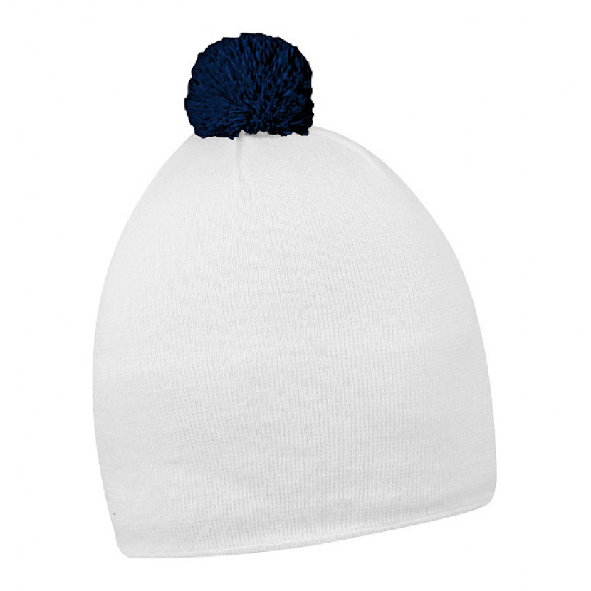 Zimná čiapka CoFEE Contrasting - biela-navy