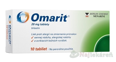 Omarit antihistaminikum tablety 10x20mg