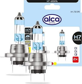 Alca H7 12 V 55 W PX26d + 200 % E-homologácia