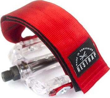 Restrap Cyklistické klipsne Diagonal Pedal Straps – Red