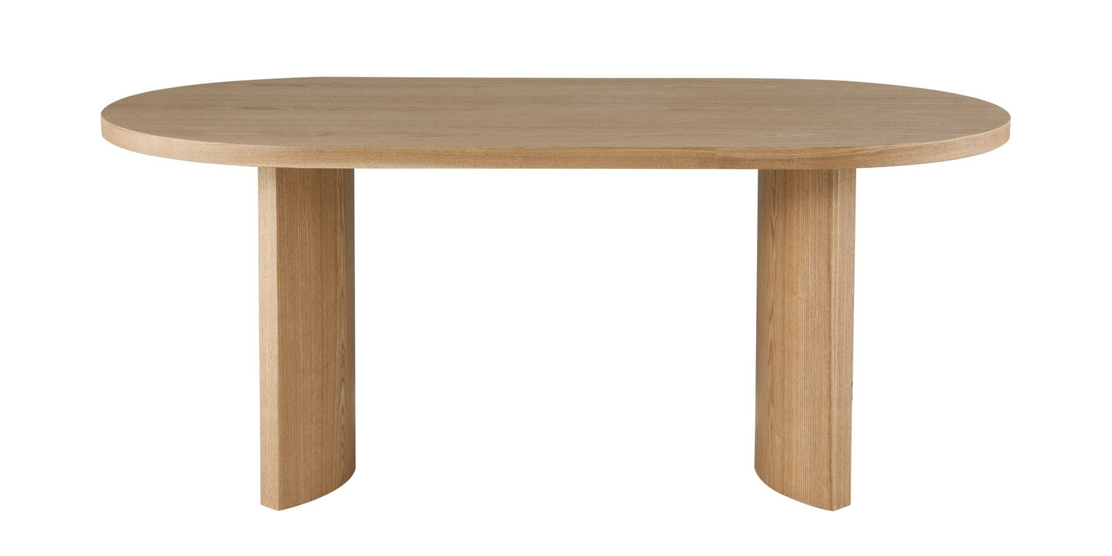 Oválný jídelní stůl Portofino 180 cm jasan