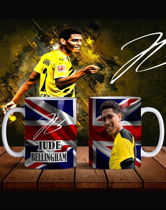 Keramický hrnček s motívom Jude Bellingham 2