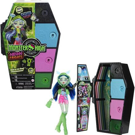 25HPD59 - Mattel Monster High Skulltimate secrets bábika Neon, Ghoulia