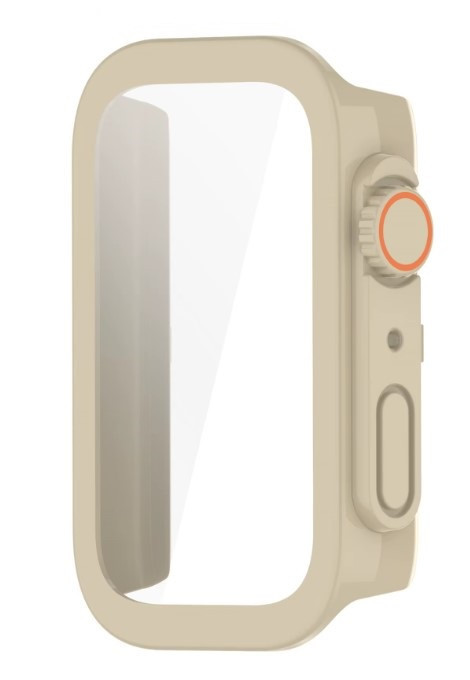 Ochranný kryt pre Xiaomi Band 3 a Mi Band 9 Active - Béžový