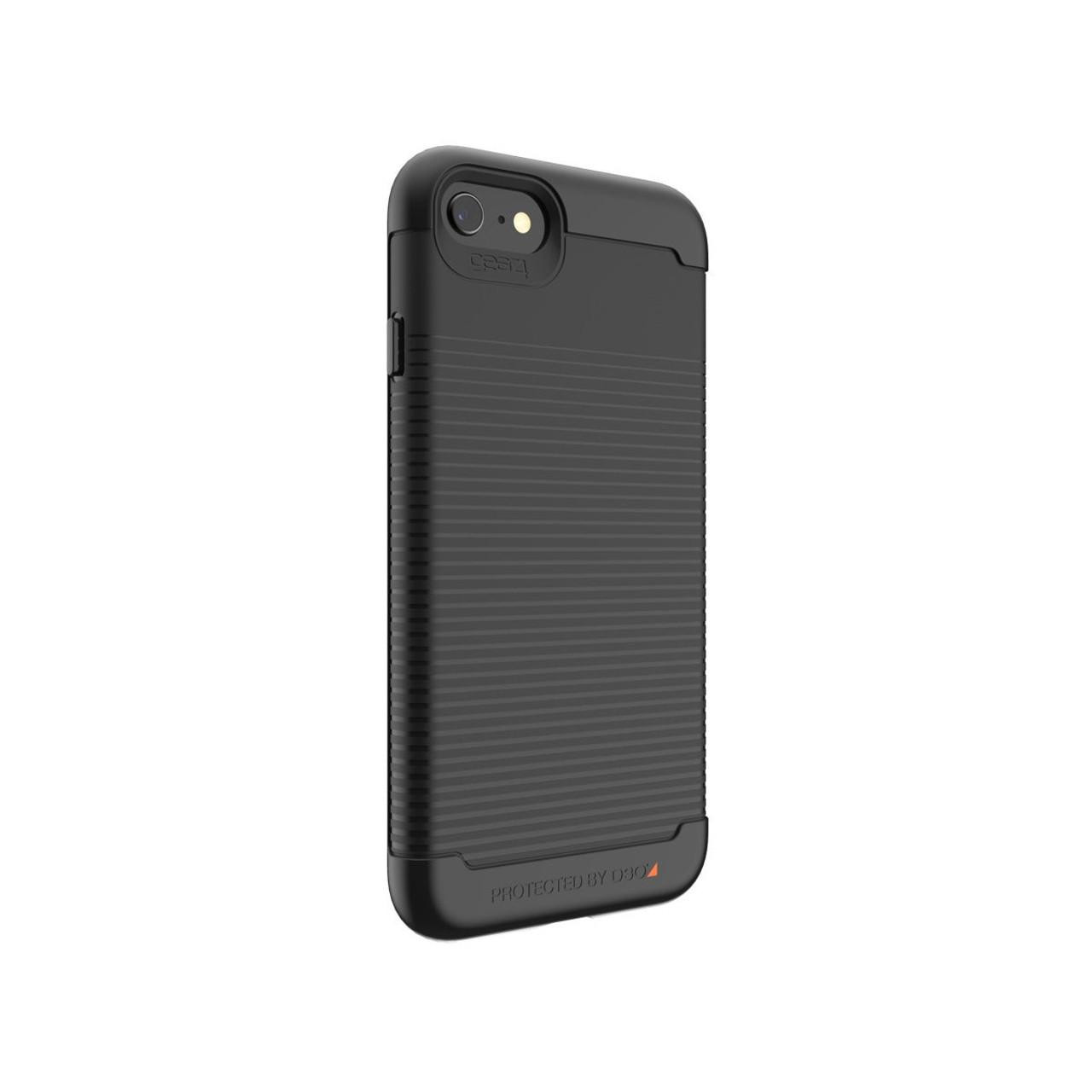 GEAR4 D3O Havana kryt iPhone SE/SE2/6/7/8 čierny
