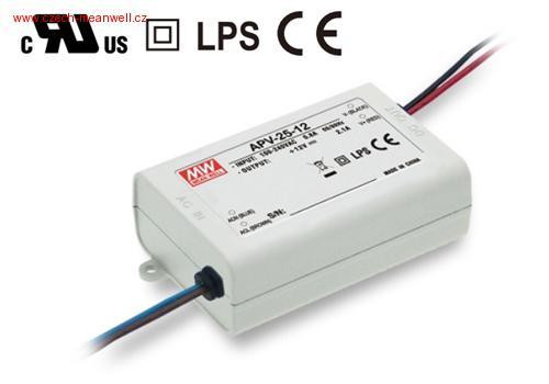 MEANWELL - APV-25-12 - napájací zdroj 12V 25W