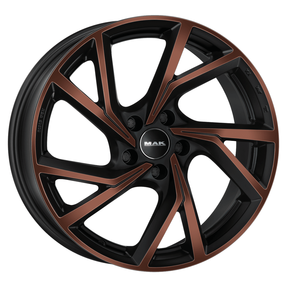 Mak KASSEL 8x19 5x114.3 ET40 BLACK & BRONZE