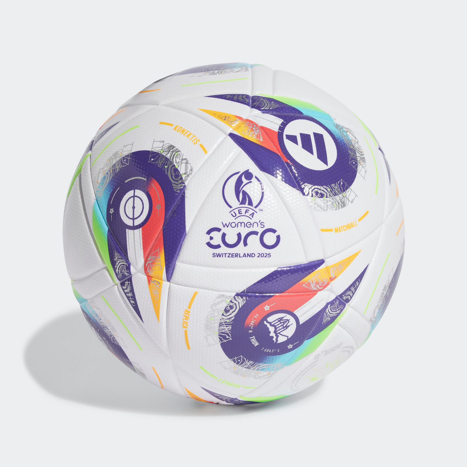 ADIDAS futbalová lopta ženského Eura 2025 Konektis League