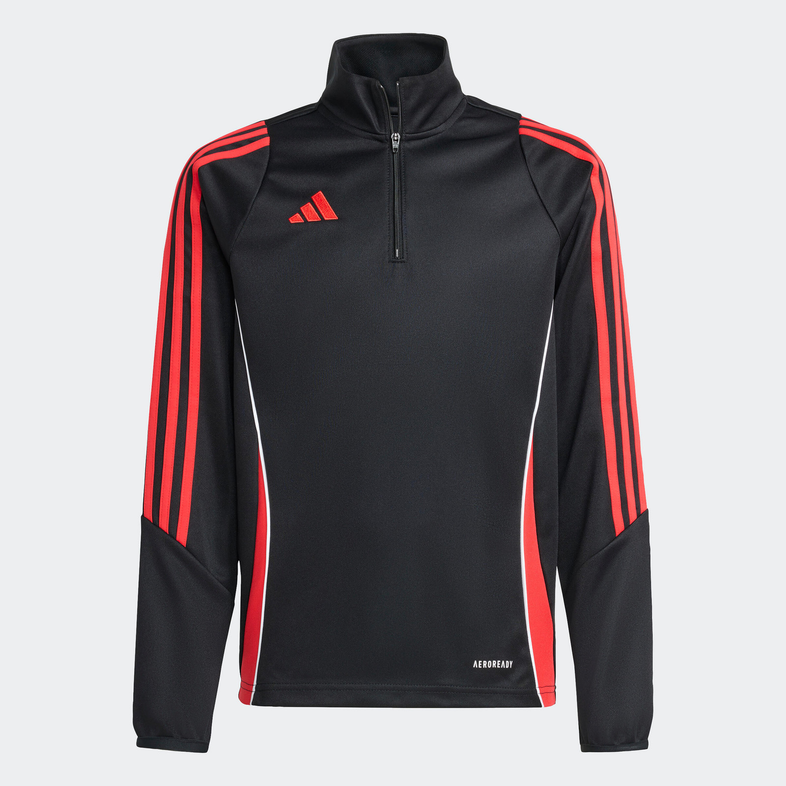 ADIDAS Tiro 24 detská tréningová mikina čierno-červená