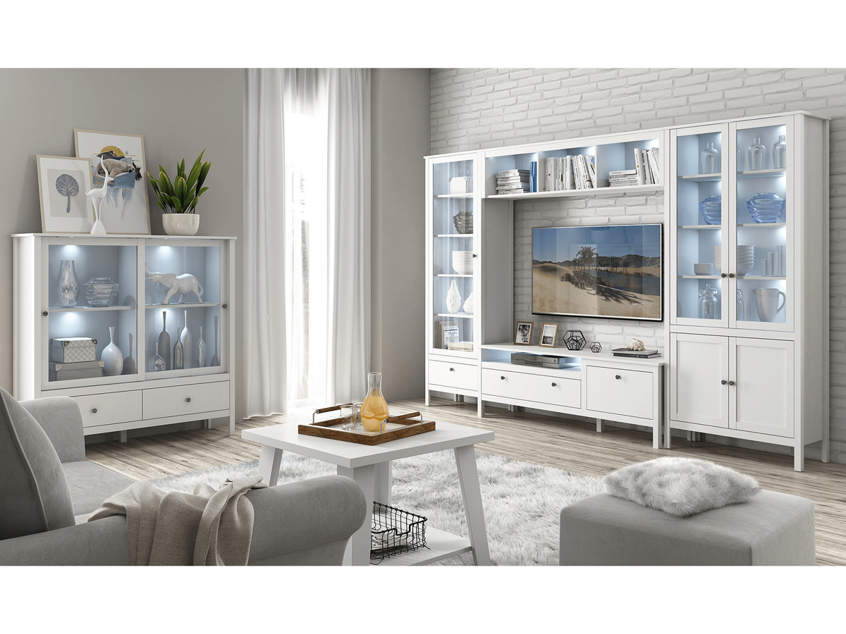 Olje obývacia izba biela