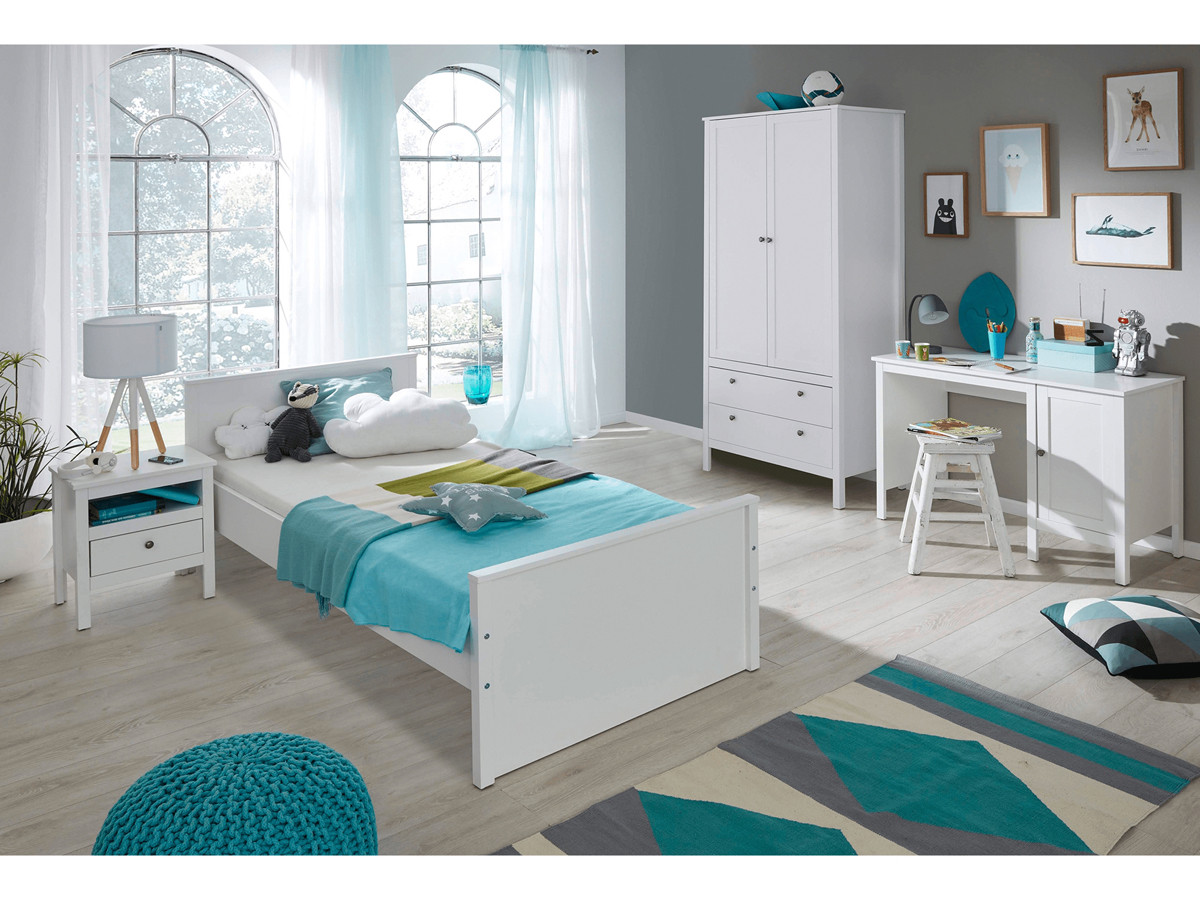 KONDELA Olje detská izba biela