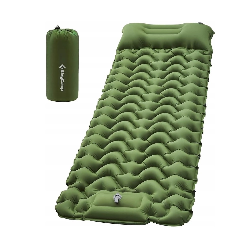 Samonafukovacia karimatka KING CAMP Deluxe 10 - zelená