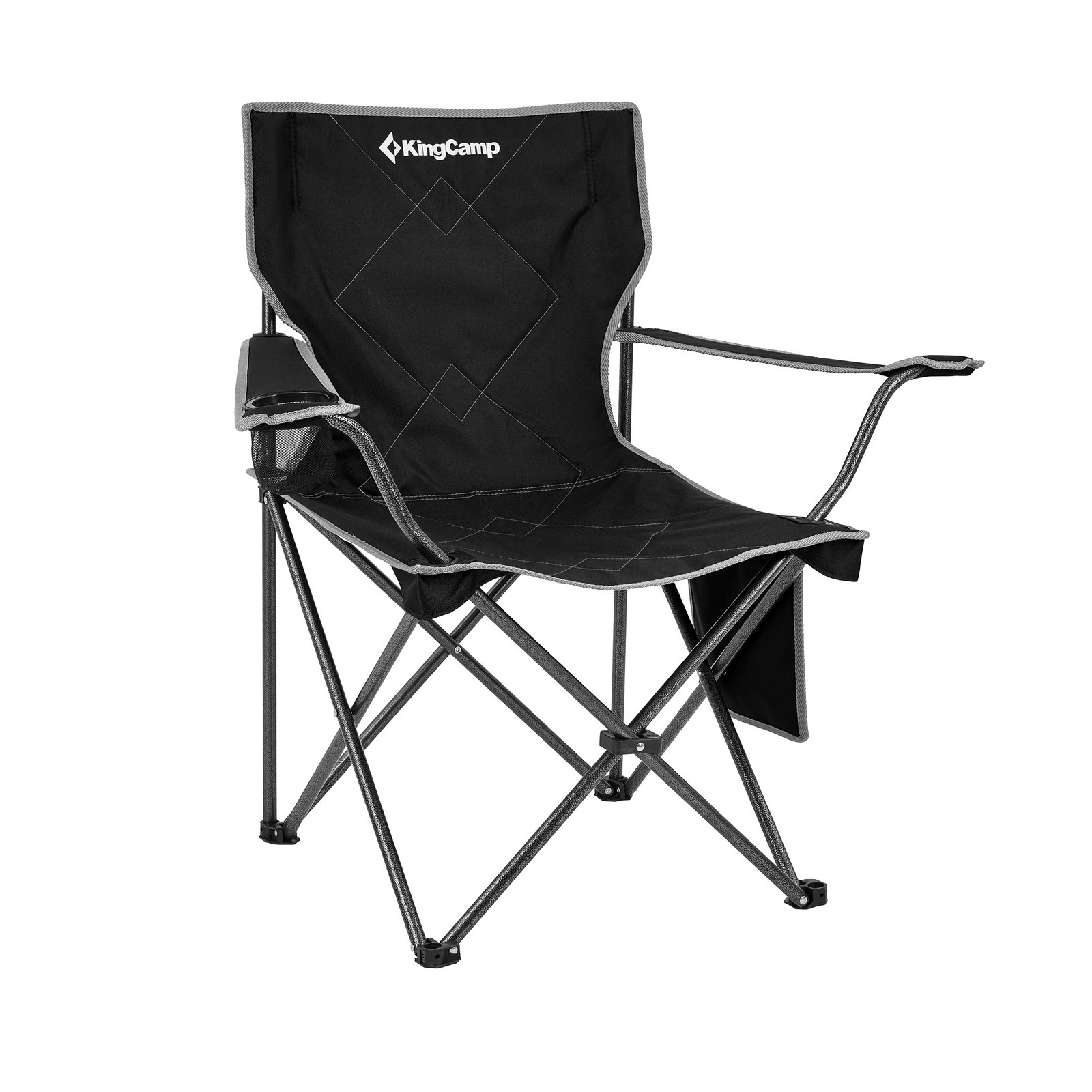 Kempingová skladacia stolička KING CAMP Lotus B10 - čierna
