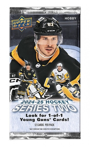 Upper Deck 2024-2025 NHL Upper Deck Series Two Hobby Balíček - hokejové karty