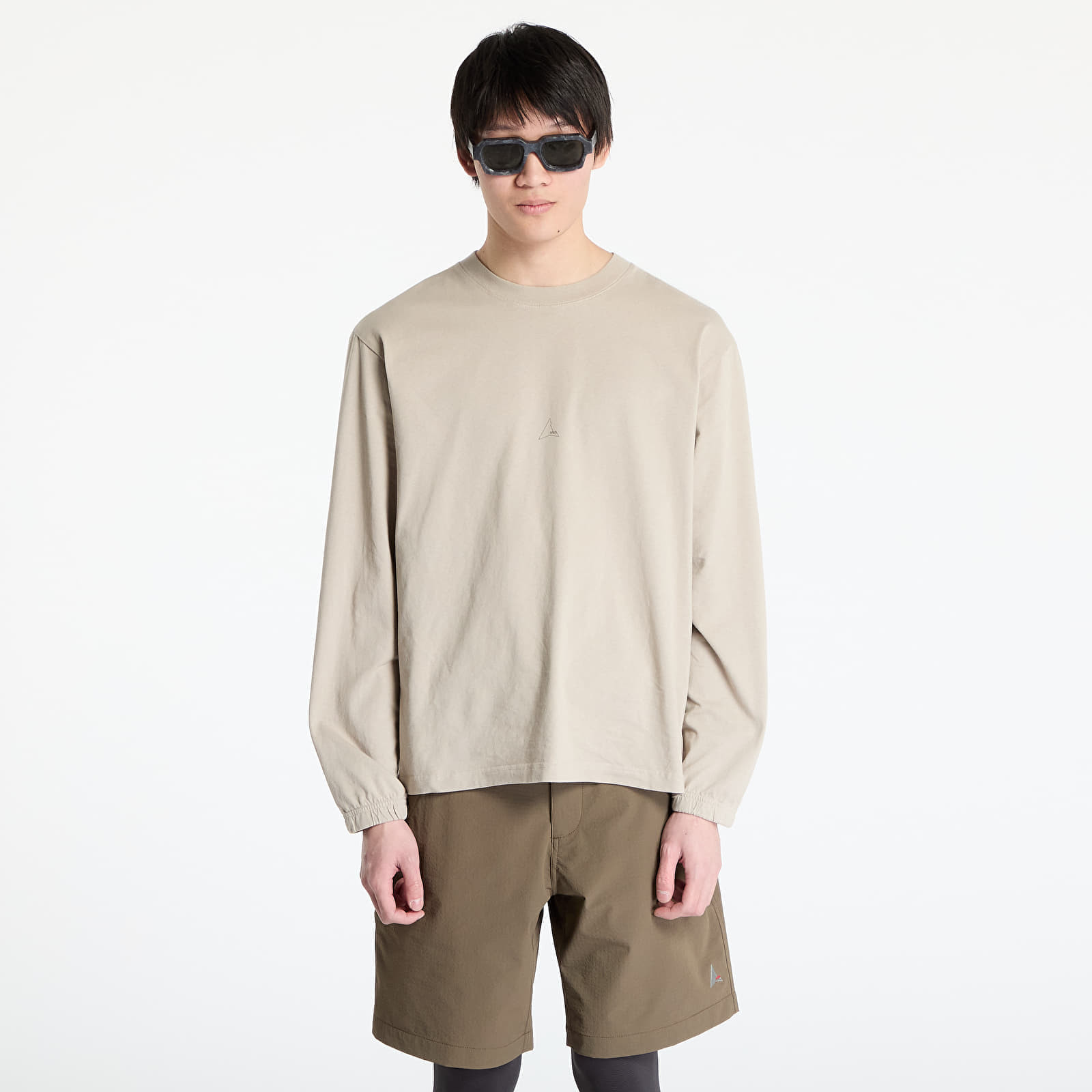 Tričko ROA Logo Long Sleeve Light Grey S