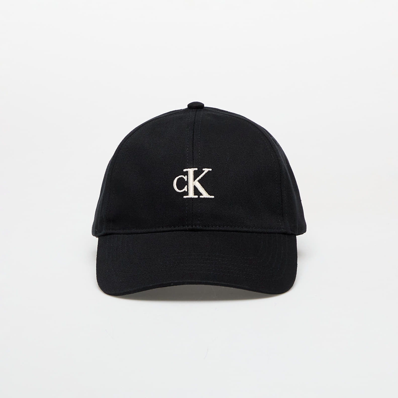 Šiltovka Calvin Klein Jeans Monogram Embroidery Cap Black Universal