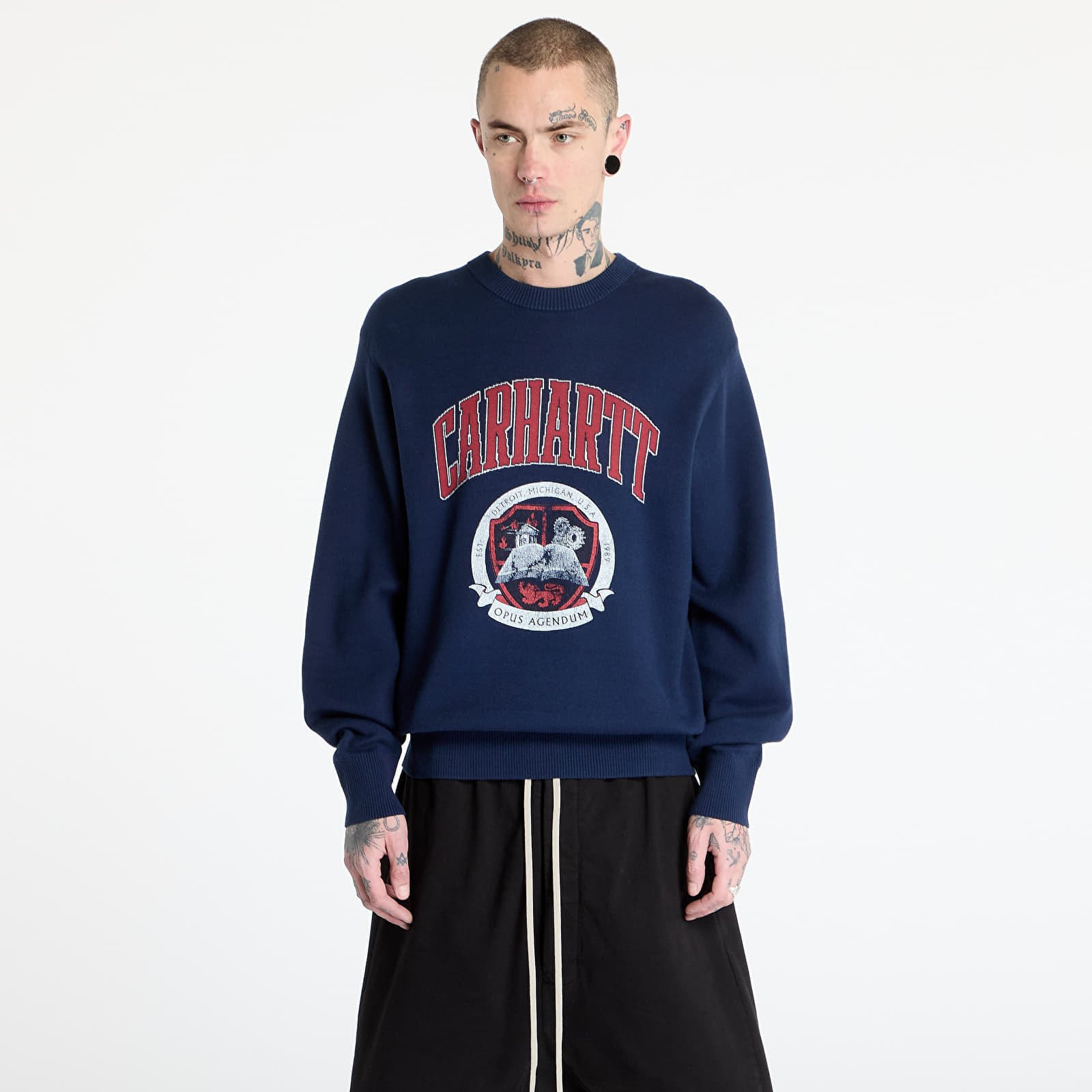 Sveter Carhartt WIP Library College Sweater UNISEX Ink S
