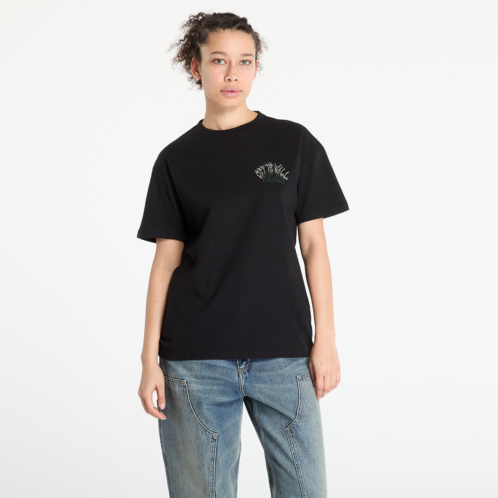 Tričko Vans Metal University Oversized SS Tee Black S