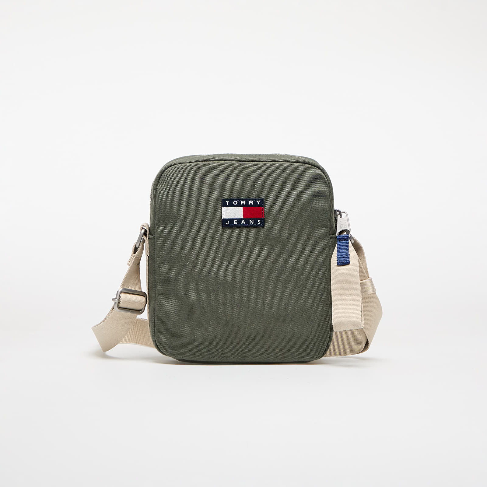 Taška Tommy Jeans Retro Cool Reporter Bag Green 2 l