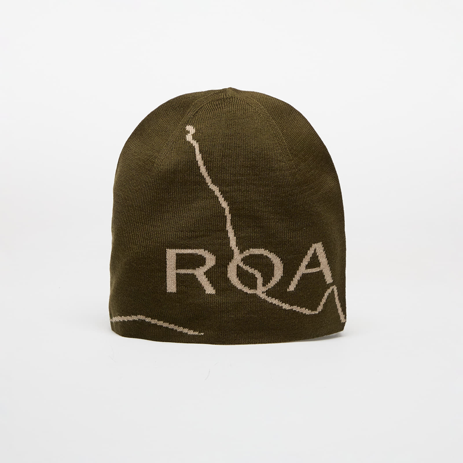 ROA Beanie Logo Dark Olive Universal