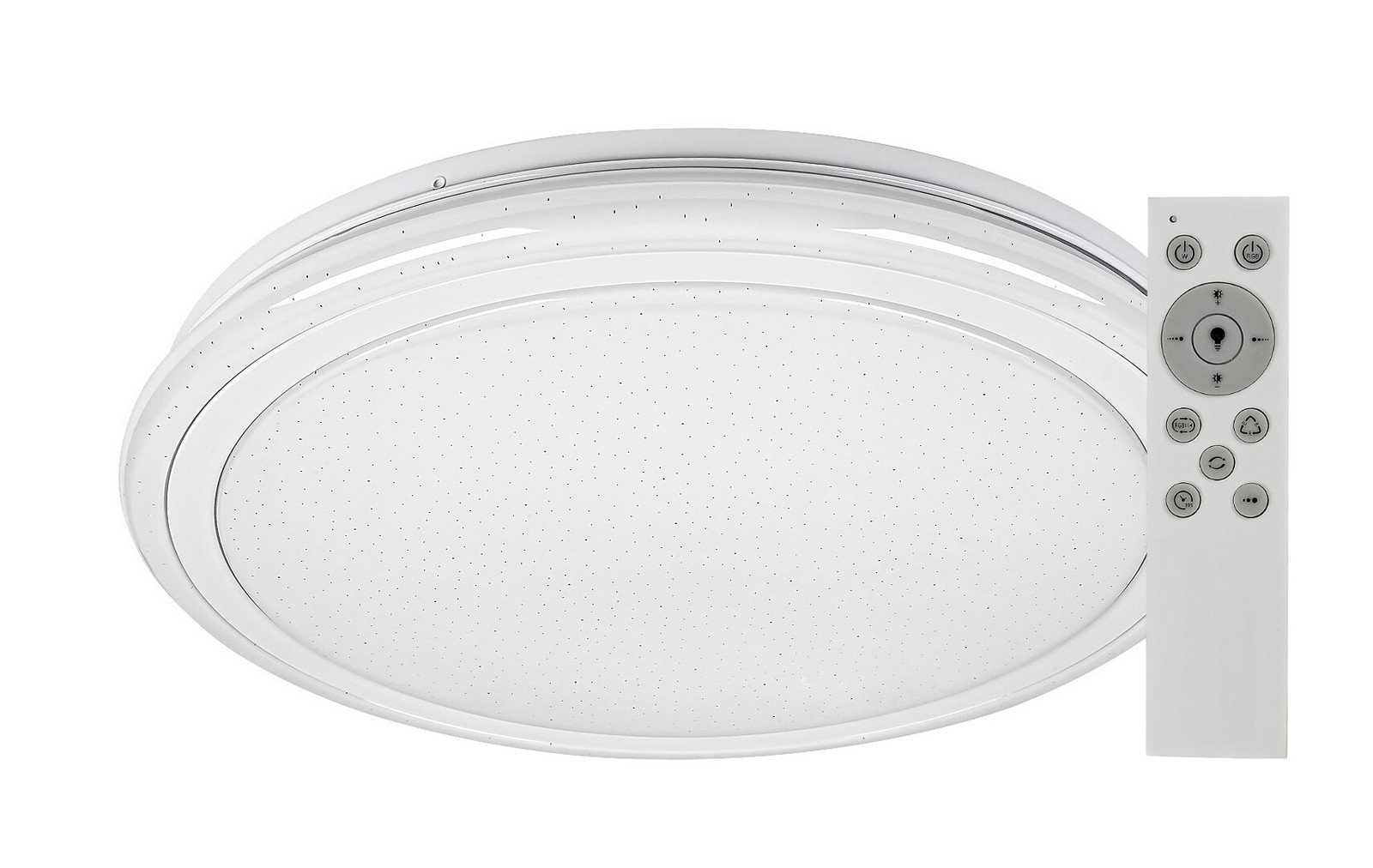 Rabalux Biele stropné LED svietidlo Leonie okrúhle 400mm 24W RGB+CCT s DO 1510