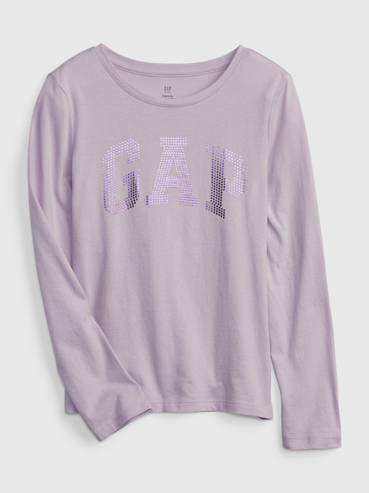 Children's organic T-shirt with GAP logo - Girls