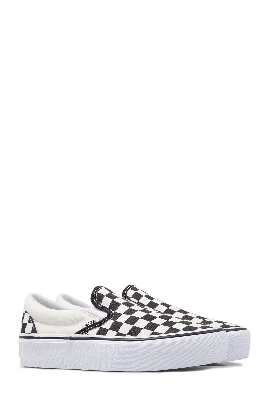 Vans Unisex Sneakers - Classic Slip-on Checkerboard Platform