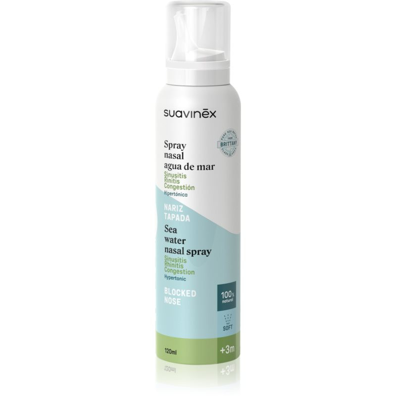 Suavinex Sea Water Nasal Spray nosný sprej pre bábätká a deti 3 m+ 120 ml