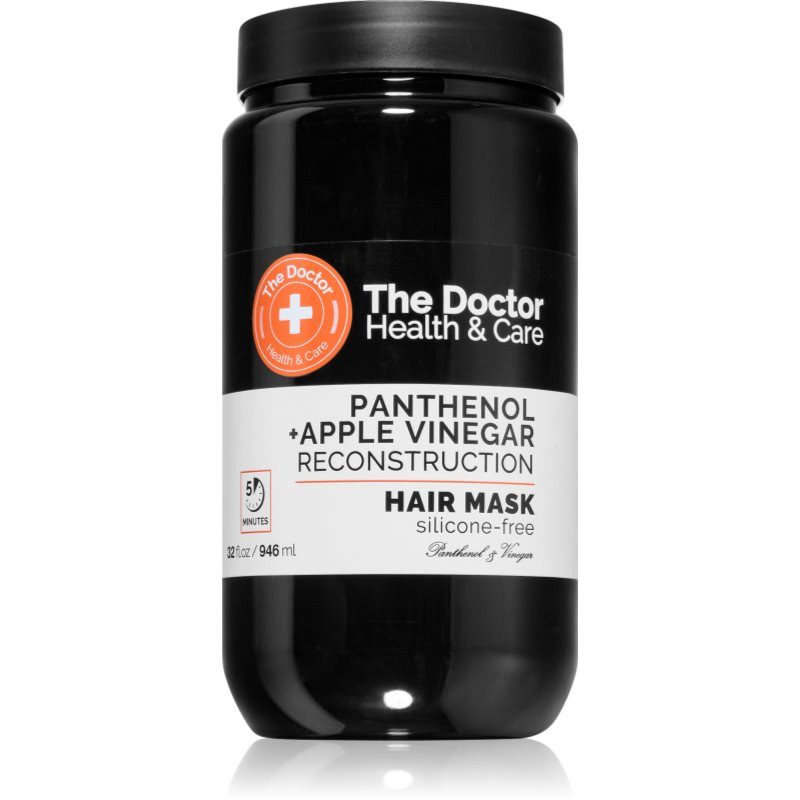 The Doctor Panthenol + Apple Vinegar Reconstruction Hair Mask intenzívna regeneračná maska na vlasy 946 ml