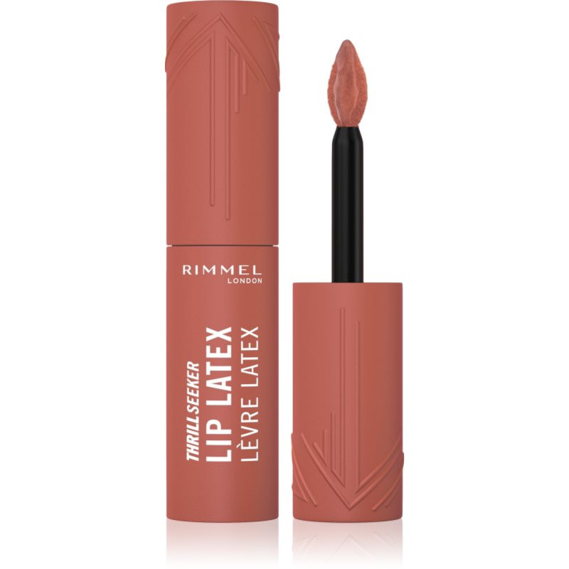 Rimmel Thrill Seeker Lip Latex tekutý rúž odtieň 100 Sassy 6 ml