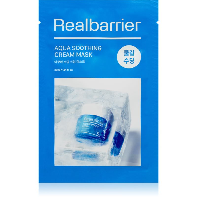 Real Barrier Aqua Soothing Cream Mask hydratačná plátienková maska 30 ml