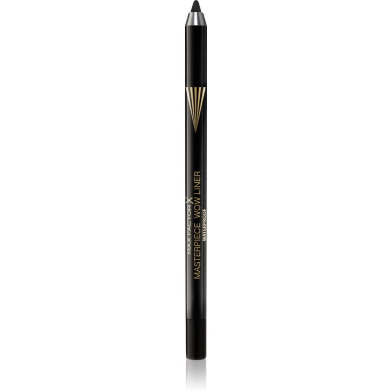 Max Factor Masterpiece Wow Liner Waterproof vodeodolná ceruzka na oči odtieň 300 Midnight Black 1.2 g