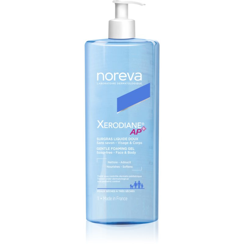 Noreva Xerodiane AP+ Gentle Foaming Gel jemný penivý umývací gél pre suchú až veľmi suchú pleť 1000 ml