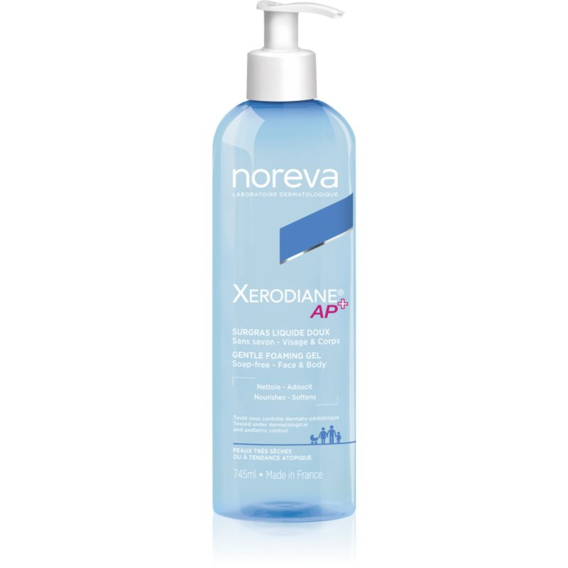 Noreva Xerodiane AP+ Gentle Foaming Gel jemný čistiaci gél na tvár a telo 745 ml