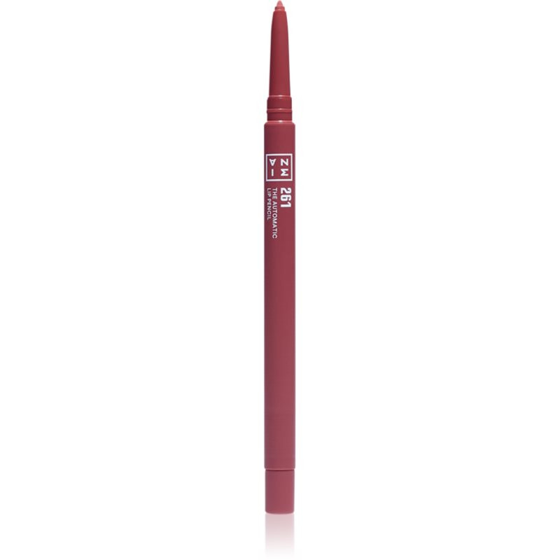 3INA The Automatic Lip Pencil kontúrovacia ceruzka na pery odtieň 261 - Dark nude pink 0.35 g