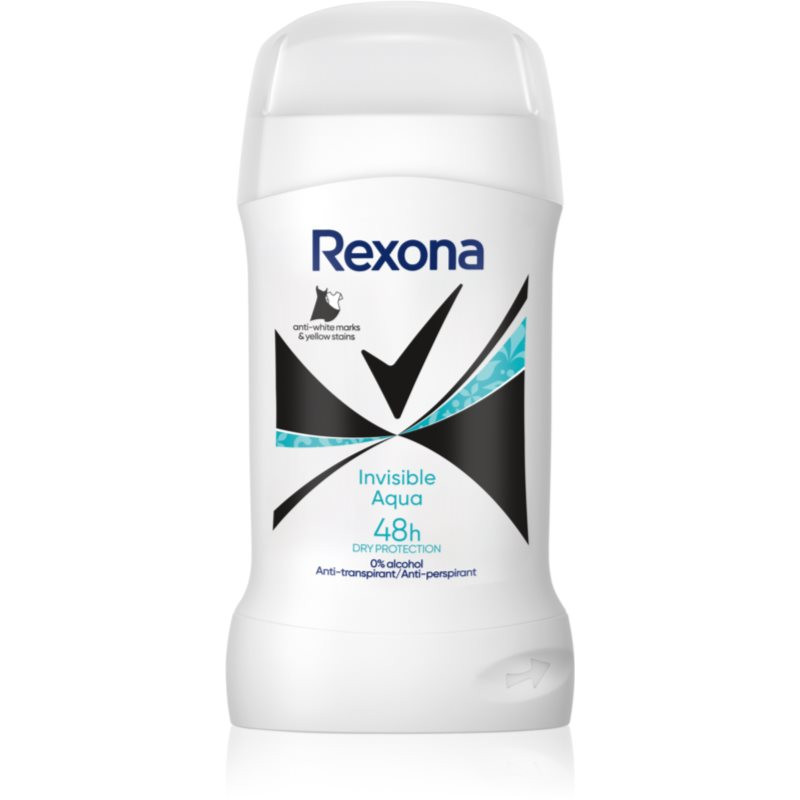 Rexona Invisible Aqua tuhý antiperspirant proti bielym škvrnám 50 ml